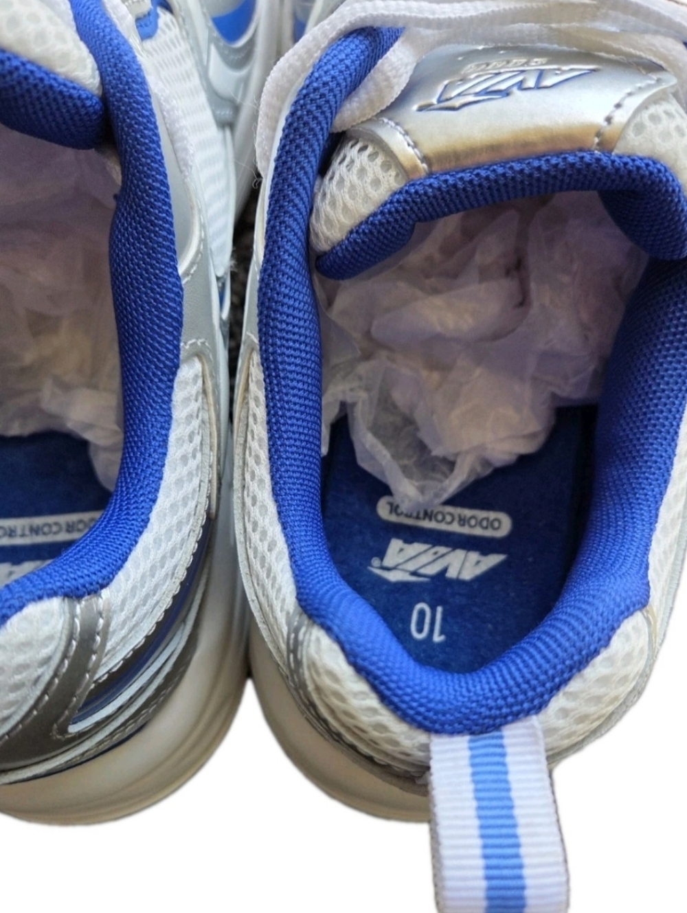AVIA 5000 Performance Control White/Blue/Silver Sneakers US Women's Size 10 - Picture 13 of 17